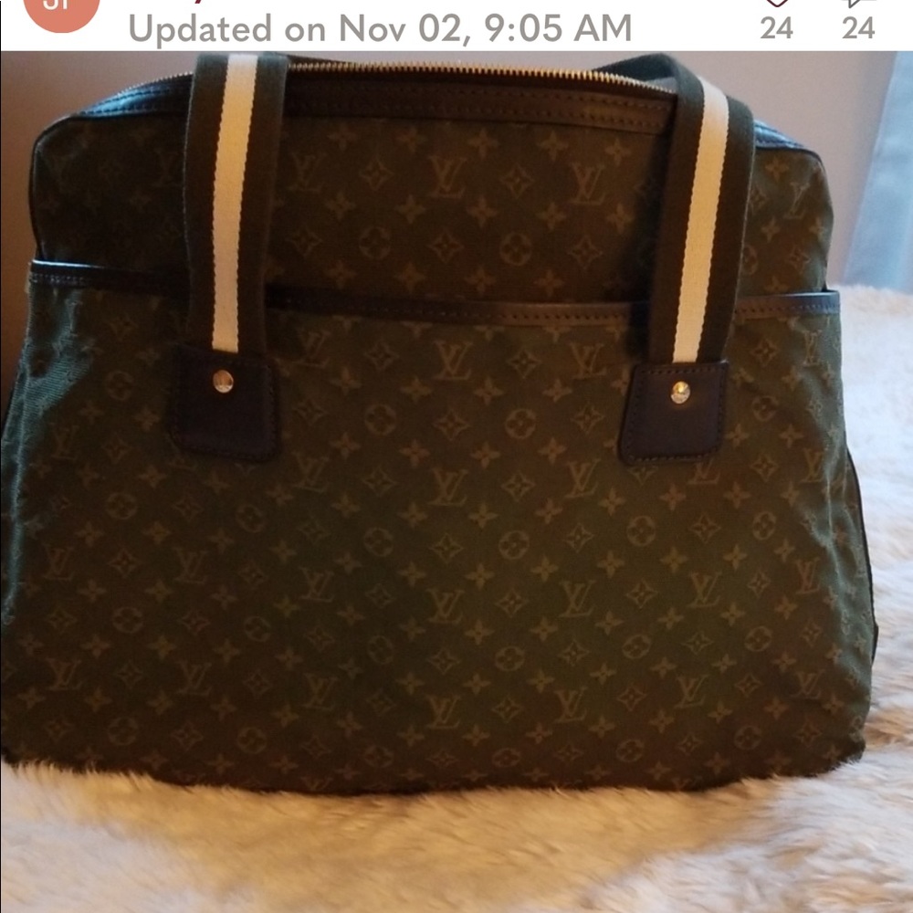 This is a REPOSH. LV canvas bag purchased last November
